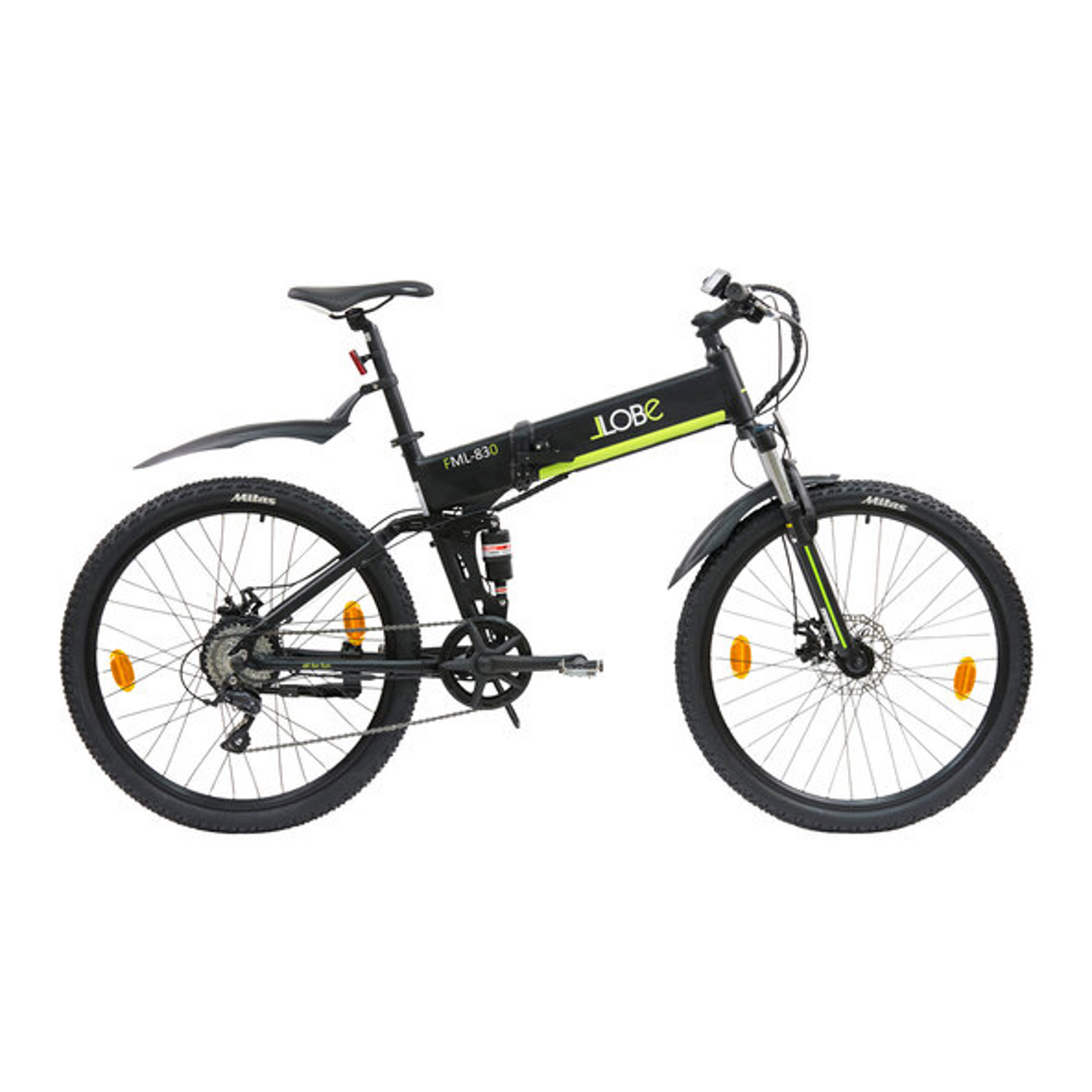 Falt-Mountain-E-Bike 27,5 Zoll FML 830, grau