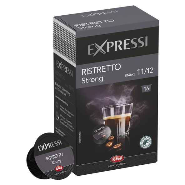 Kaffeekapseln Ristretto Strong, 6 x 125 g