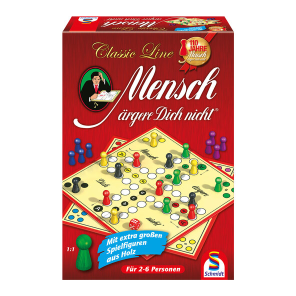 Classic Line, Mensch ärgere Dich nicht® mit großen Spielfiguren