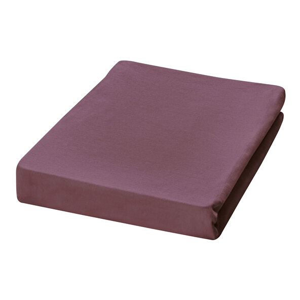 Jersey-Spannbetttuch, 180-200 x 200 cm, bordeaux
