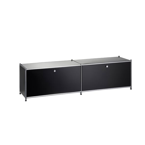 Metall TV-Bank, schwarz 101026428