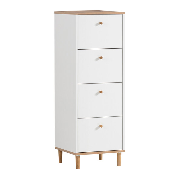 Kommode Emma, schmal mit 4 Schubkästen