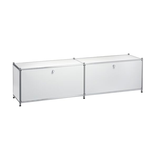 Metall TV-Bank, weiß 101026427