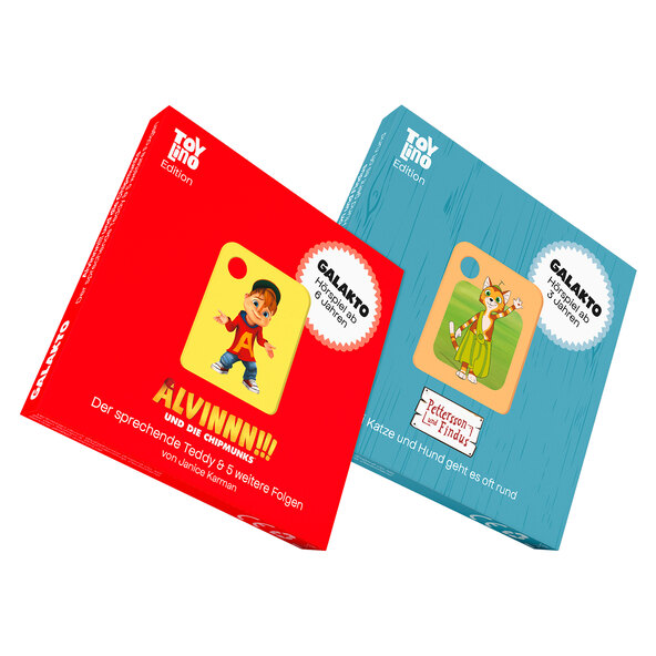 Galakto Token, Alvin & die Chipmunks / Petterson & Findus 2er Pack
