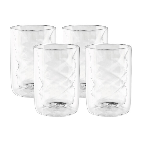 Thermo Gläser, Wirbel, 4er Set
