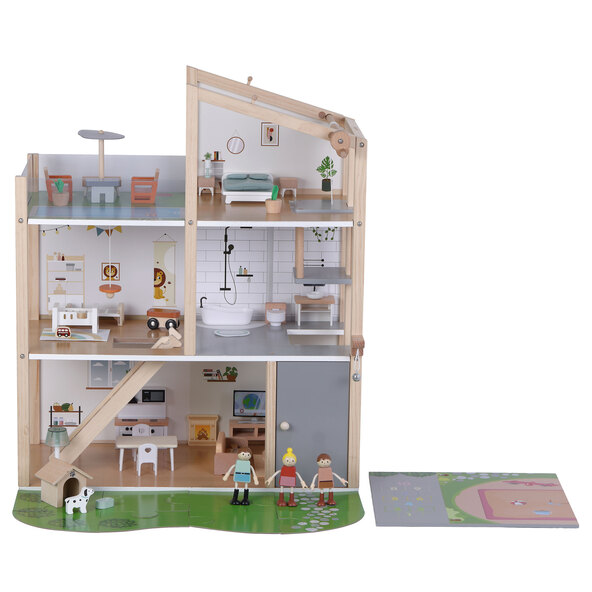 Puppenhaus mit Ausstattung