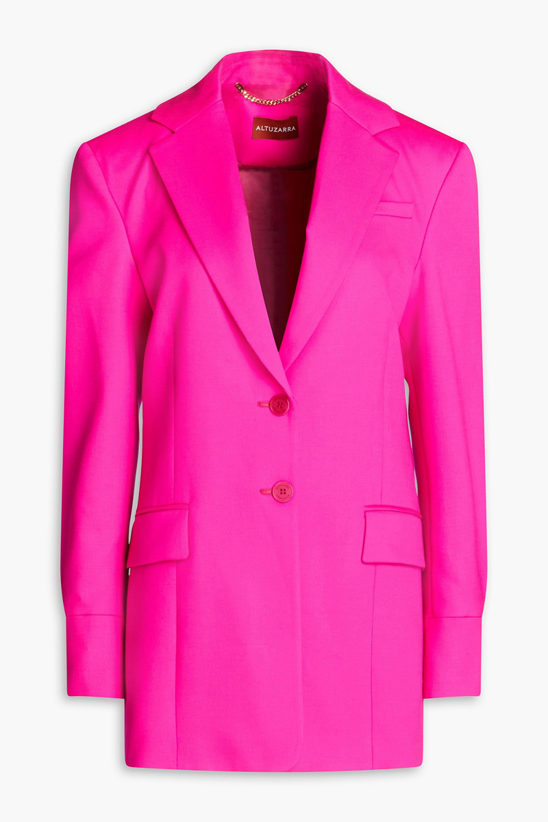 Altuzarra - Wool-blend twill blazer - Pink - FR 34