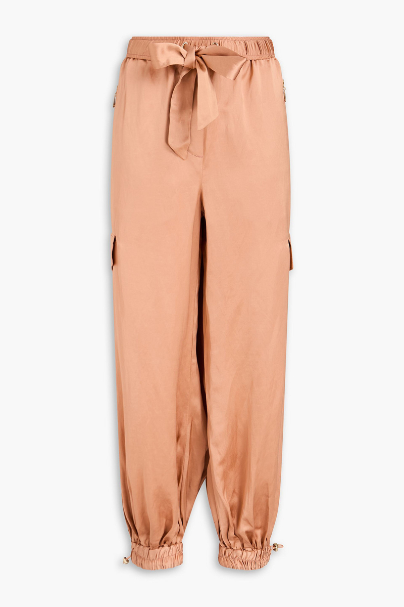 zimmermann - shantung cargo pants - pink - 0