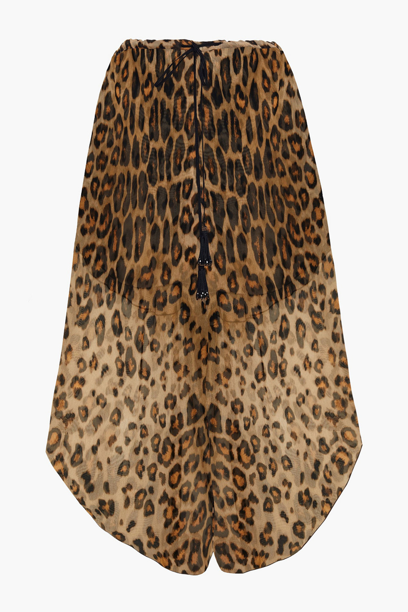 Etro - Leopard-print silk-chiffon culottes - Animal print - IT 44