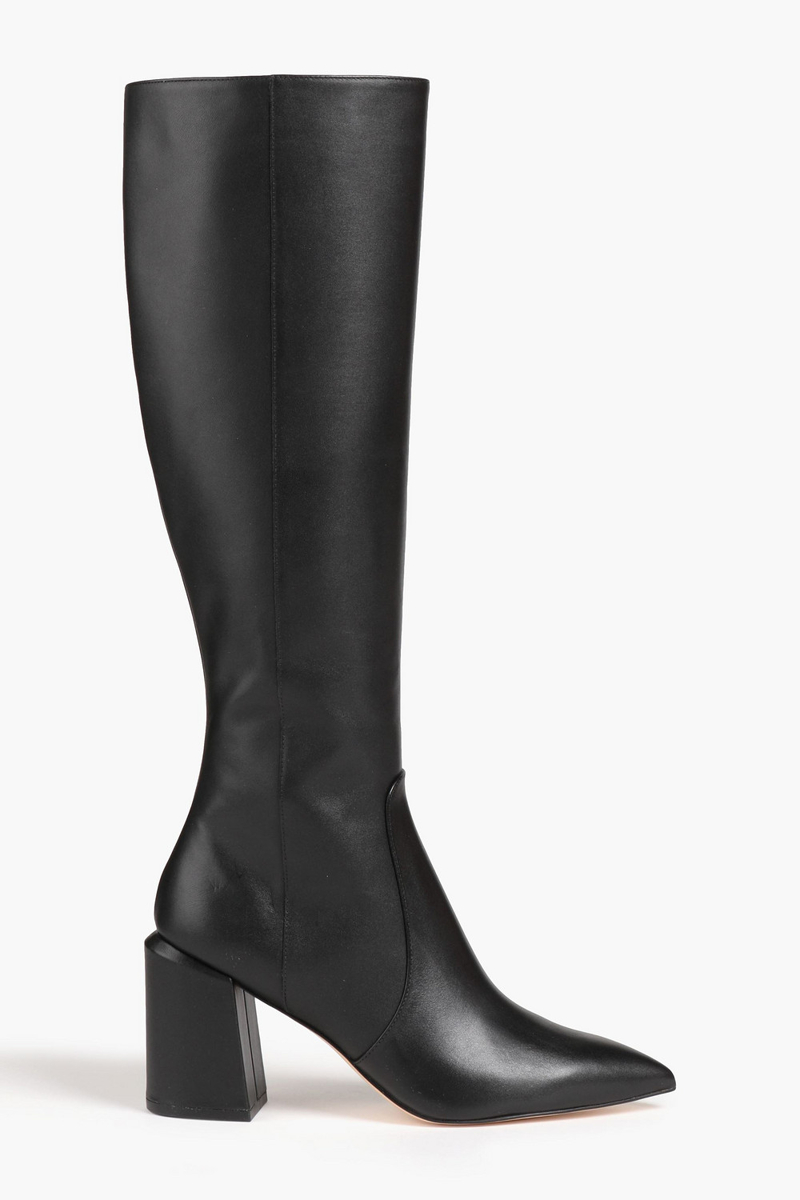 Stuart Weitzman - Avenue 85 leather knee boots - Black - EU 36