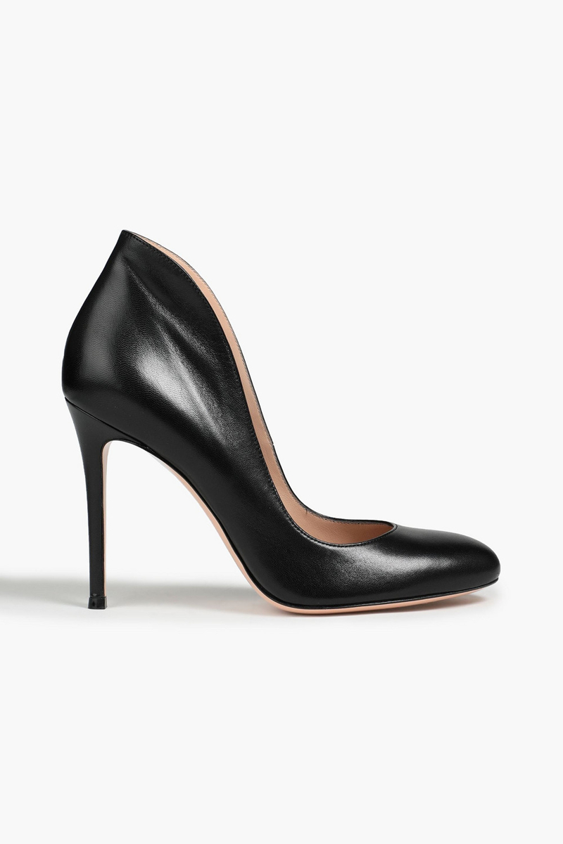 Gianvito Rossi - Lyra leather pumps - Black - EU 35.5