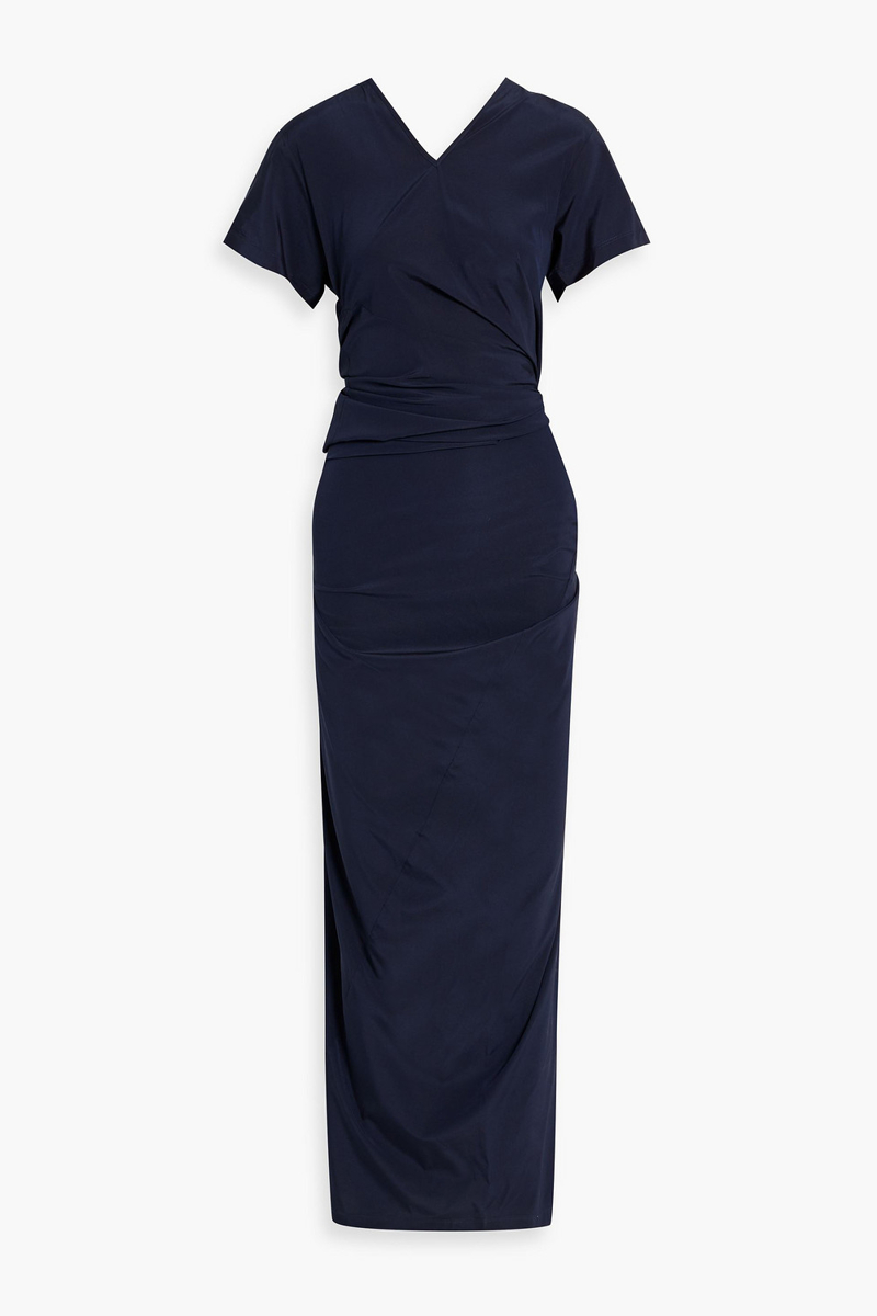 proenza schouler - sidney faille maxi dress - black - us 6