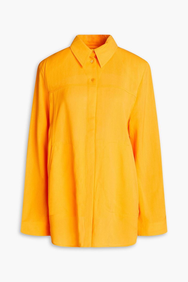 JACQUEMUS - Passio crepe shirt - Orange - FR 36