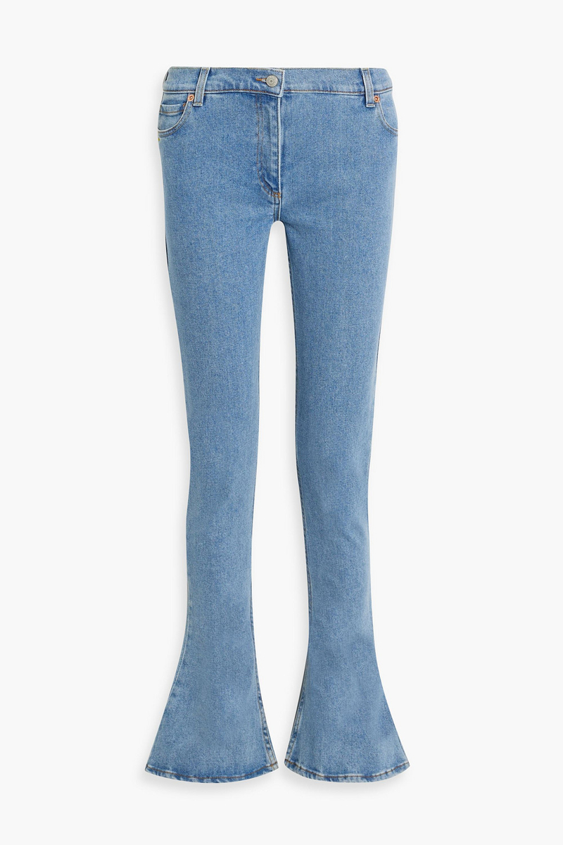 magda butrym - mid-rise flared jeans - blue - fr 38