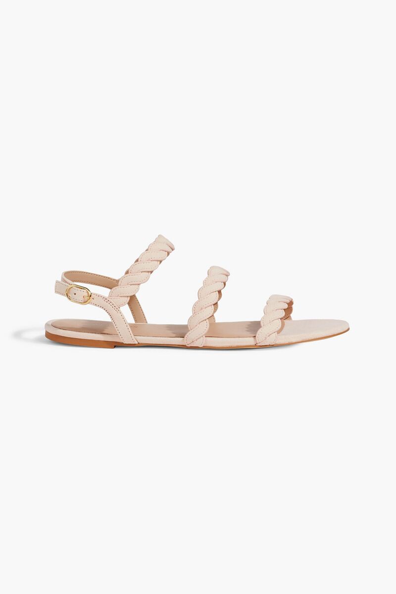 Stuart Weitzman - Twistie leather sandals - Pink - US 8