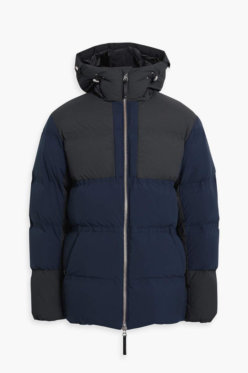 Aztech Mountain - Durant quilted ripstop and shell hooded down jacket - Blue - L