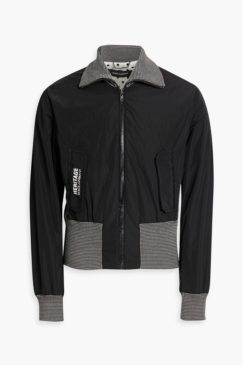 Dolce&Gabbana - Printed shell jacket - Black - IT 44