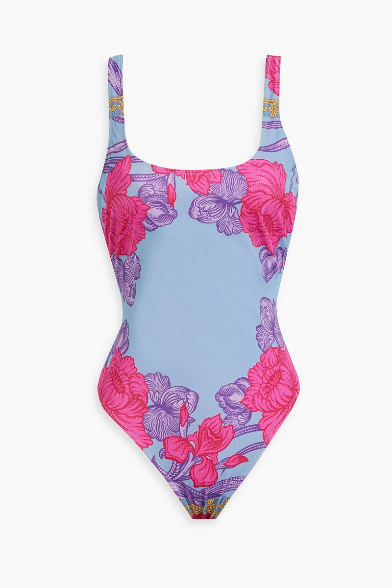 Versace - Printed swimsuit - Blue - IT I