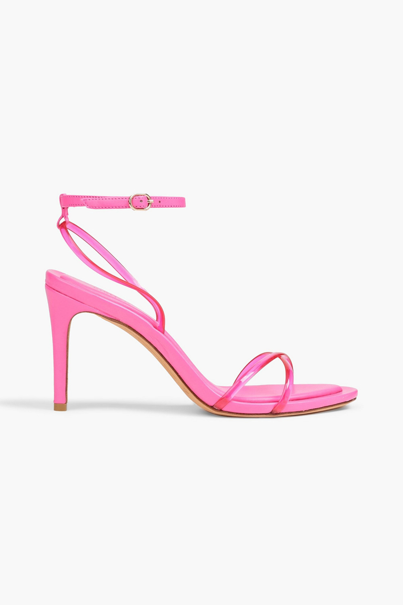 Alexandre Birman - Elisa leather and PVC sandals - Pink - EU 36