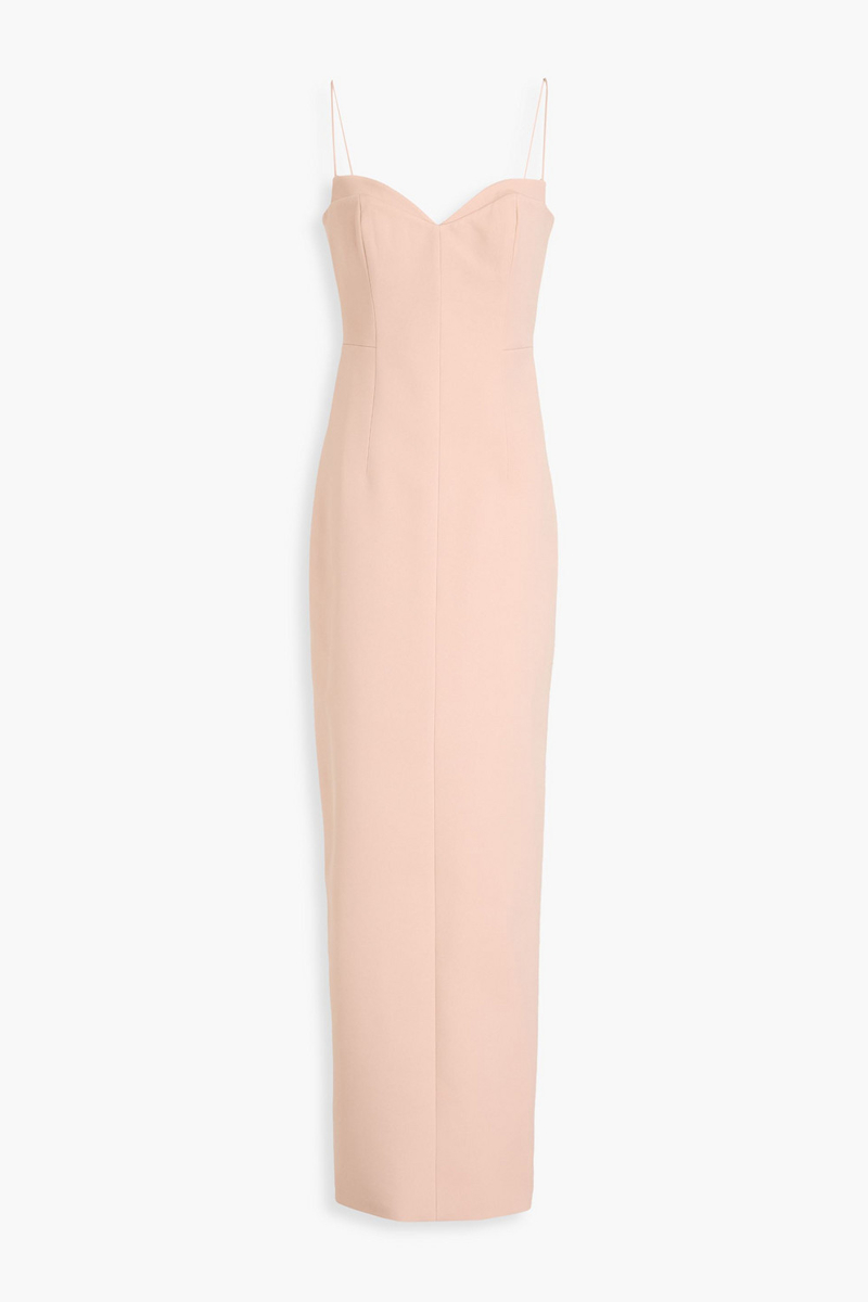 rachel gilbert - bodie crepe gown - pink - 5