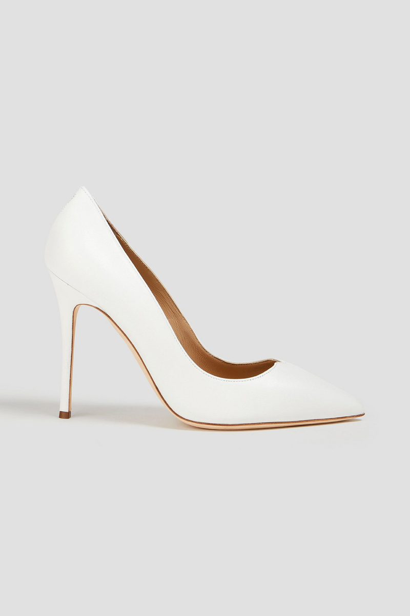 Giuseppe Zanotti - Faux patent-leather pumps - White - EU 39.5