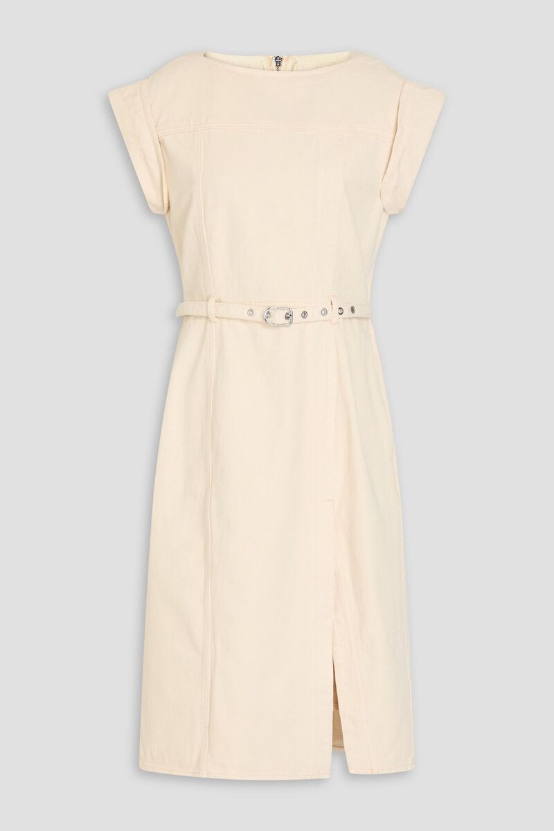 3.1 Phillip Lim - Belted denim midi dress - White - US 4