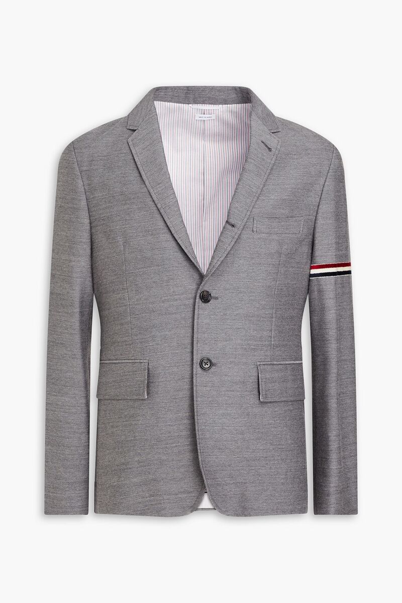 Thom Browne - Wool-blend blazer - Gray - 3