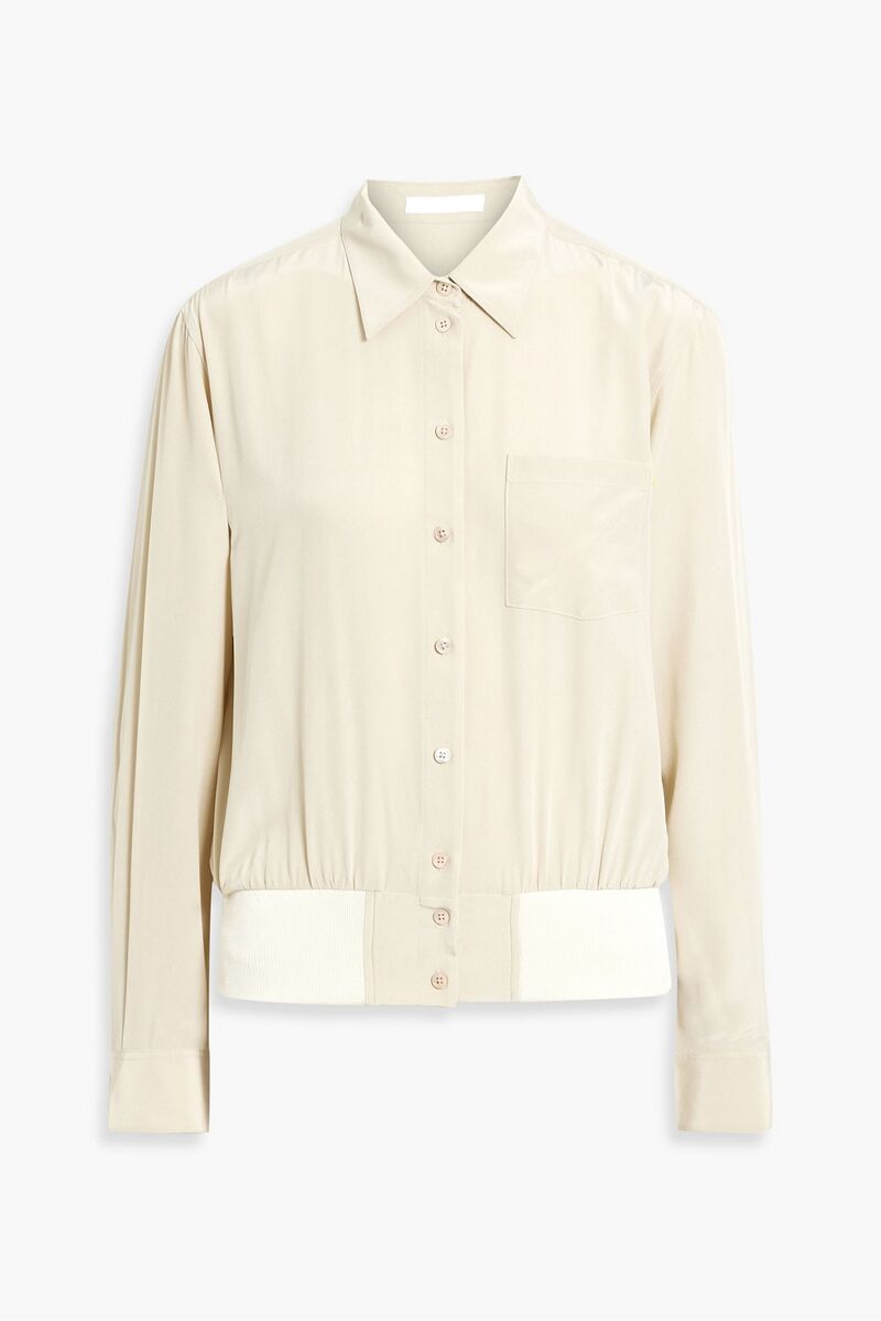 Helmut Lang - Silk crepe de chine shirt - Neutral - S