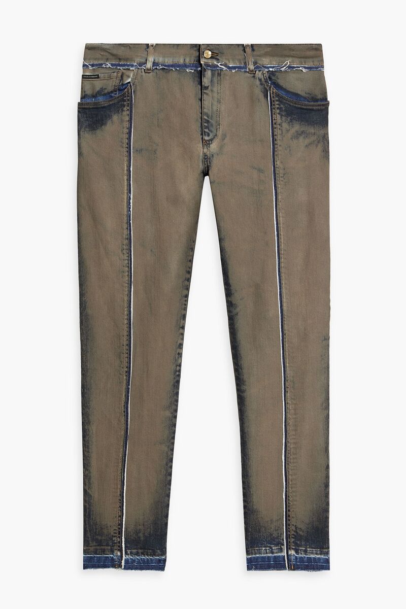 Dolce&Gabbana - Distressed denim jeans - Neutral - IT 58