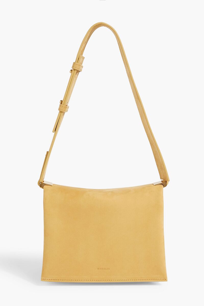 Wandler - Uma suede shoulder bag - Yellow - OneSize