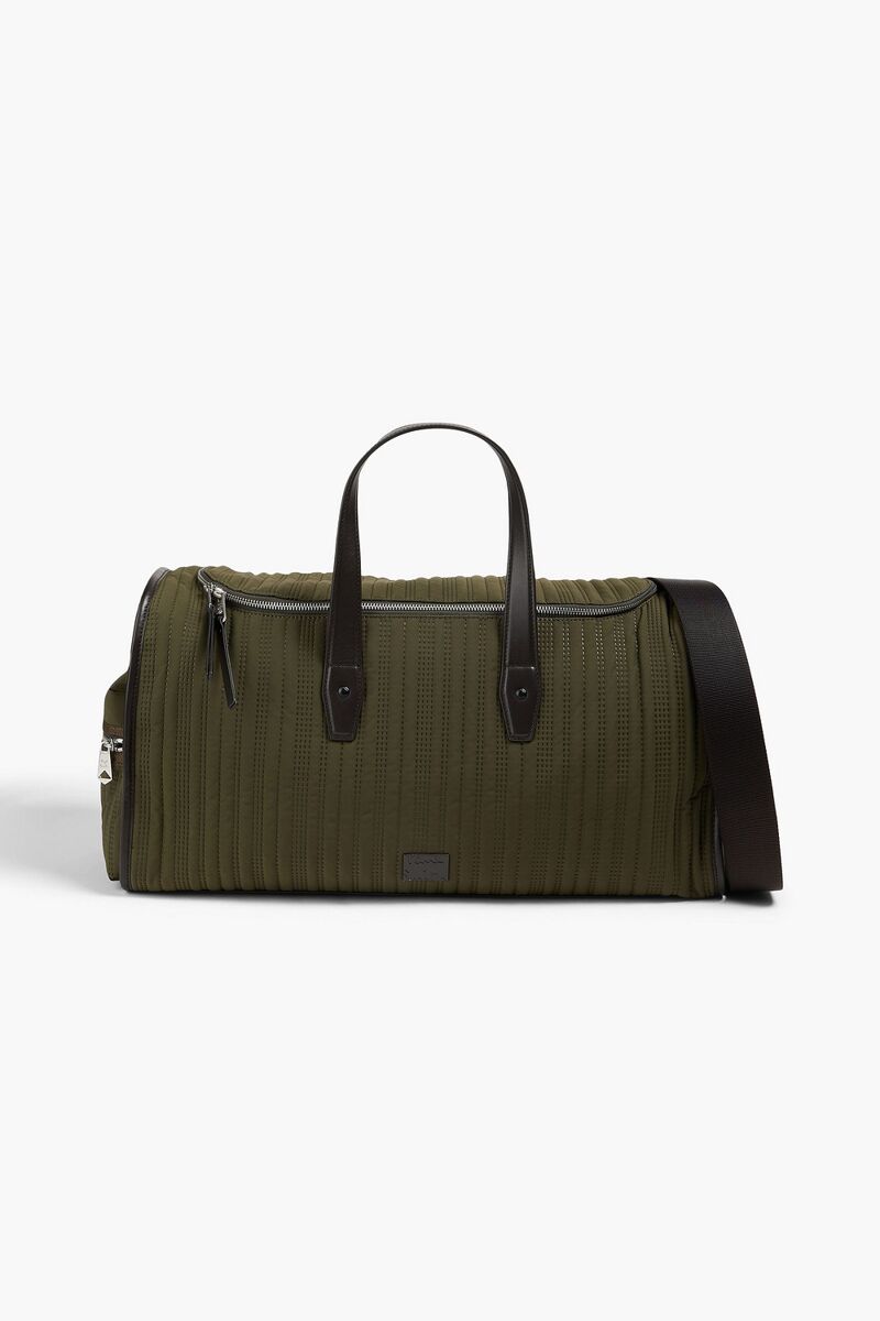 Paul Smith - Quilted shell duffle bag - Green - OneSize