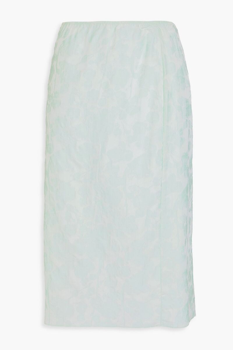 Bite Studios - Cotton-blend jacquard skirt - Green - UK 12