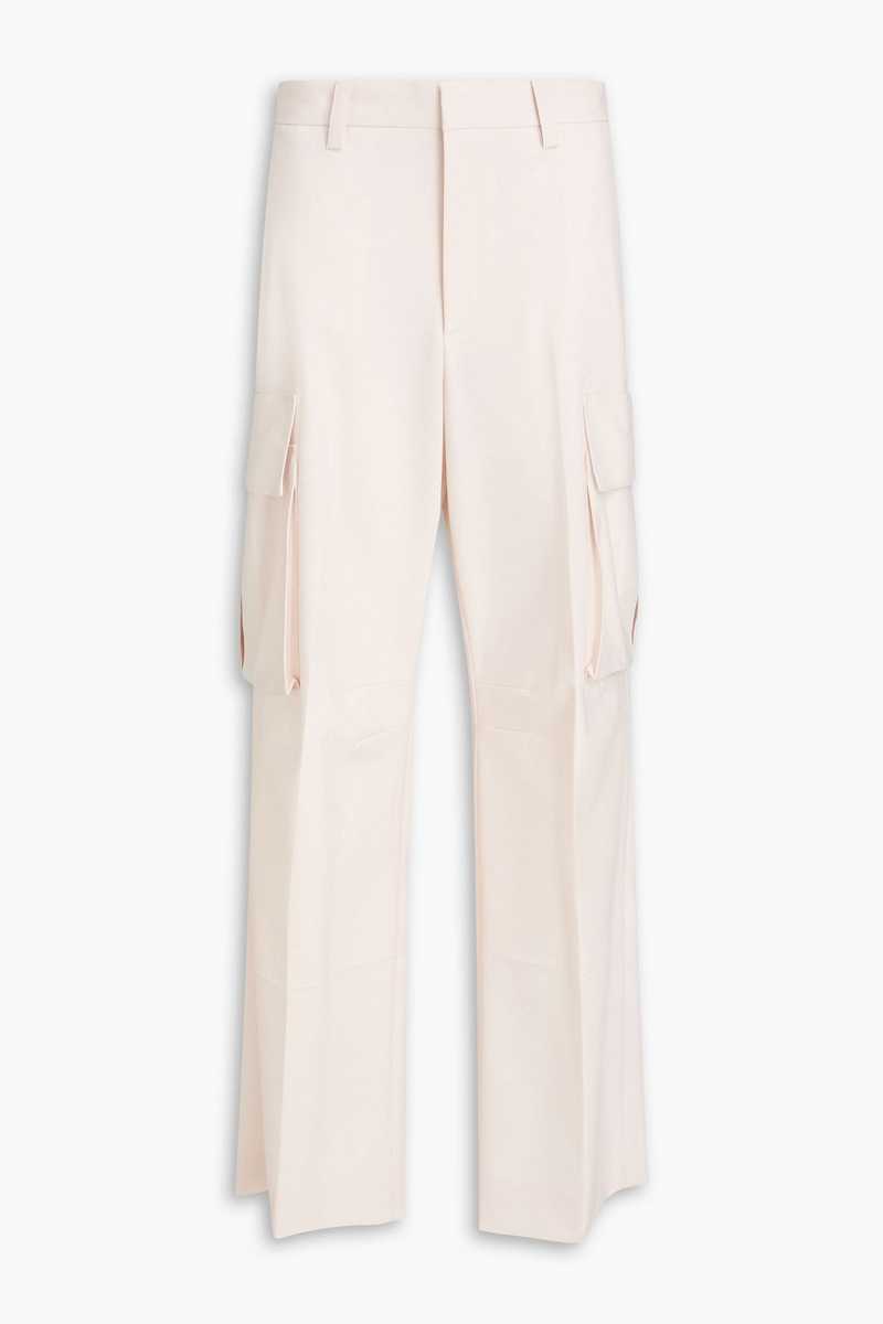 victoria beckham - twill cargo pants - pink - uk 8
