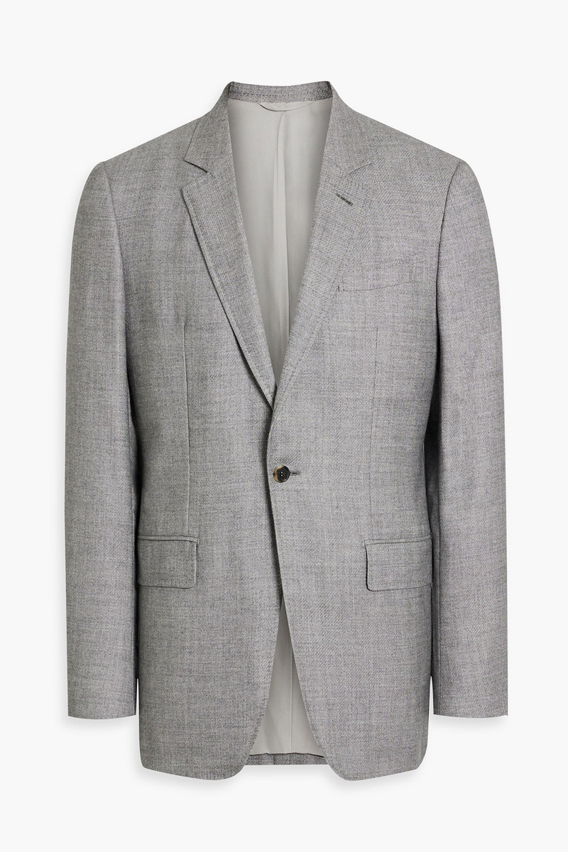 Gabriela Hearst - Damien wool and cashmere-blend suit jacket - Gray - IT 50