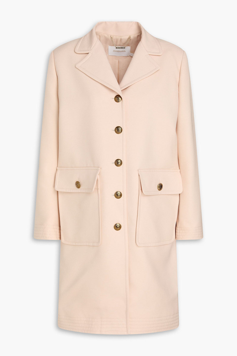 zimmermann - wool-blend coat - pink - 00