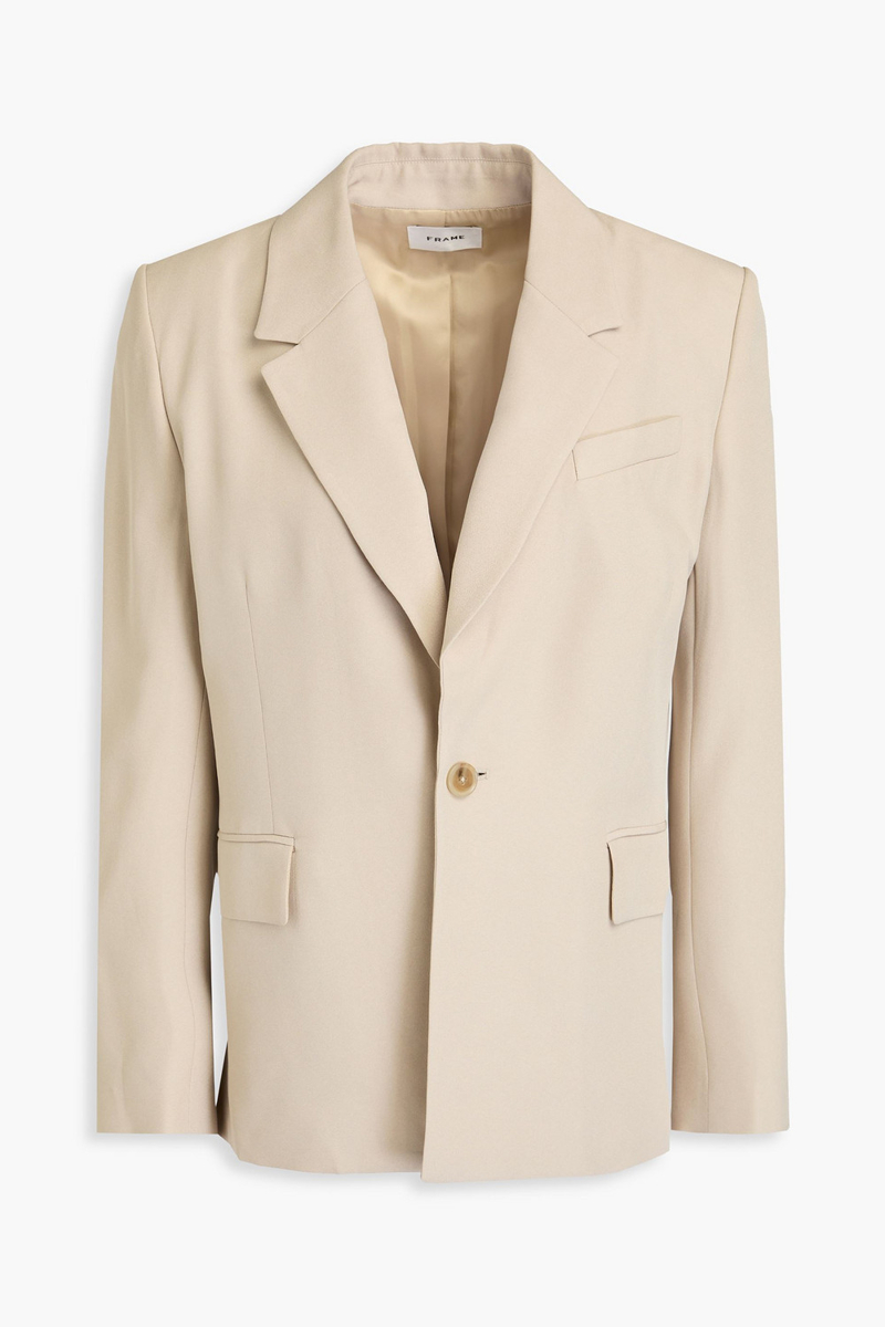 frame - crepe blazer - neutral - us 2
