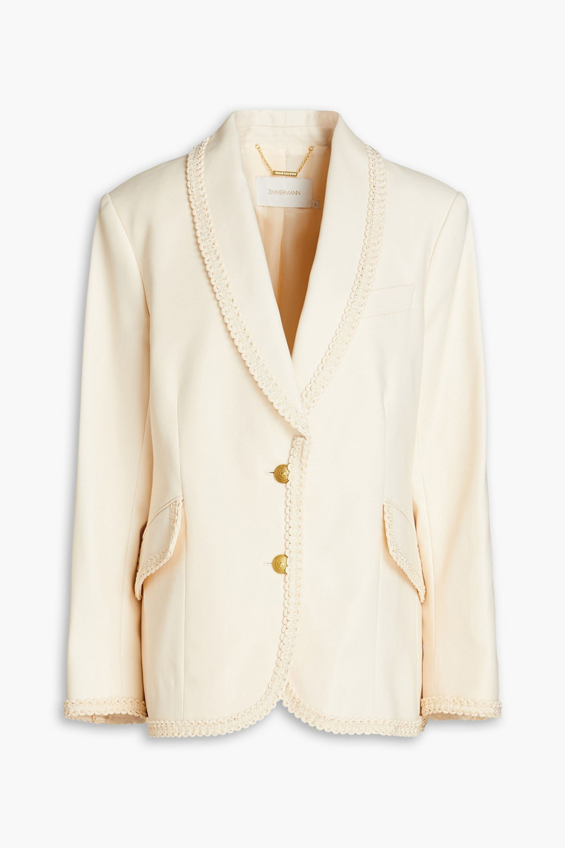 Zimmermann - Cotton-blend blazer - White - 00