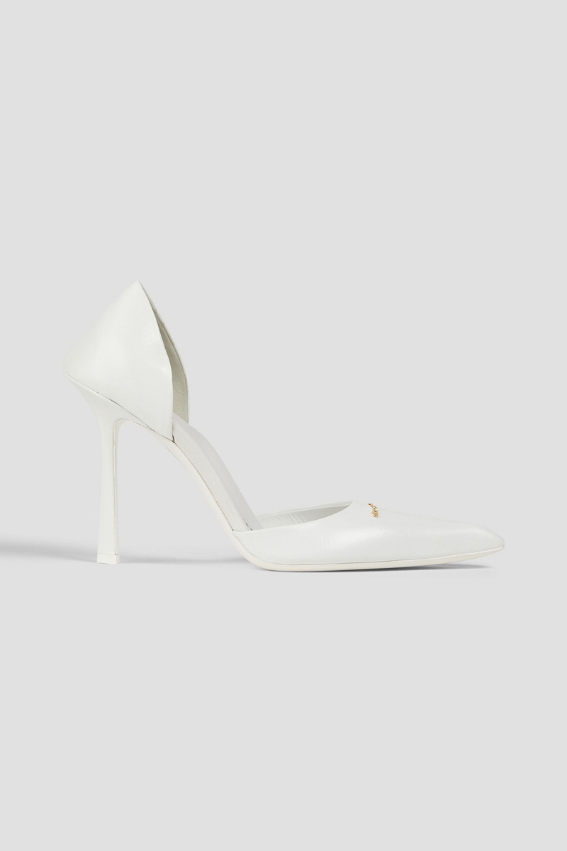 Alexander Wang - Viola leather pumps - White - EU 35