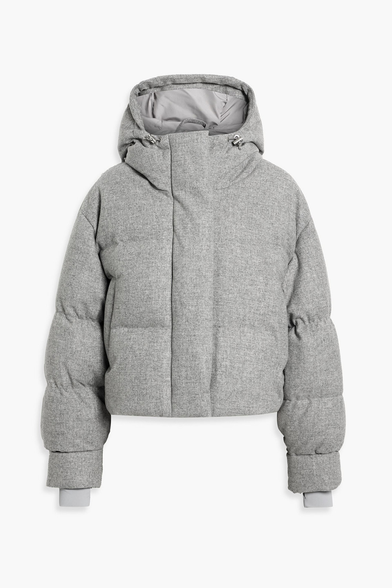 cordova - aomori quilted wool-blend down ski jacket - gray - l