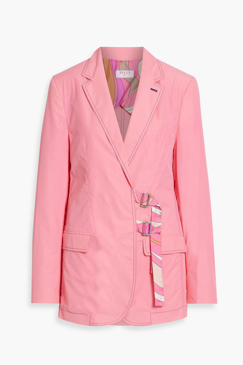 pucci - taffeta blazer - pink - it 38