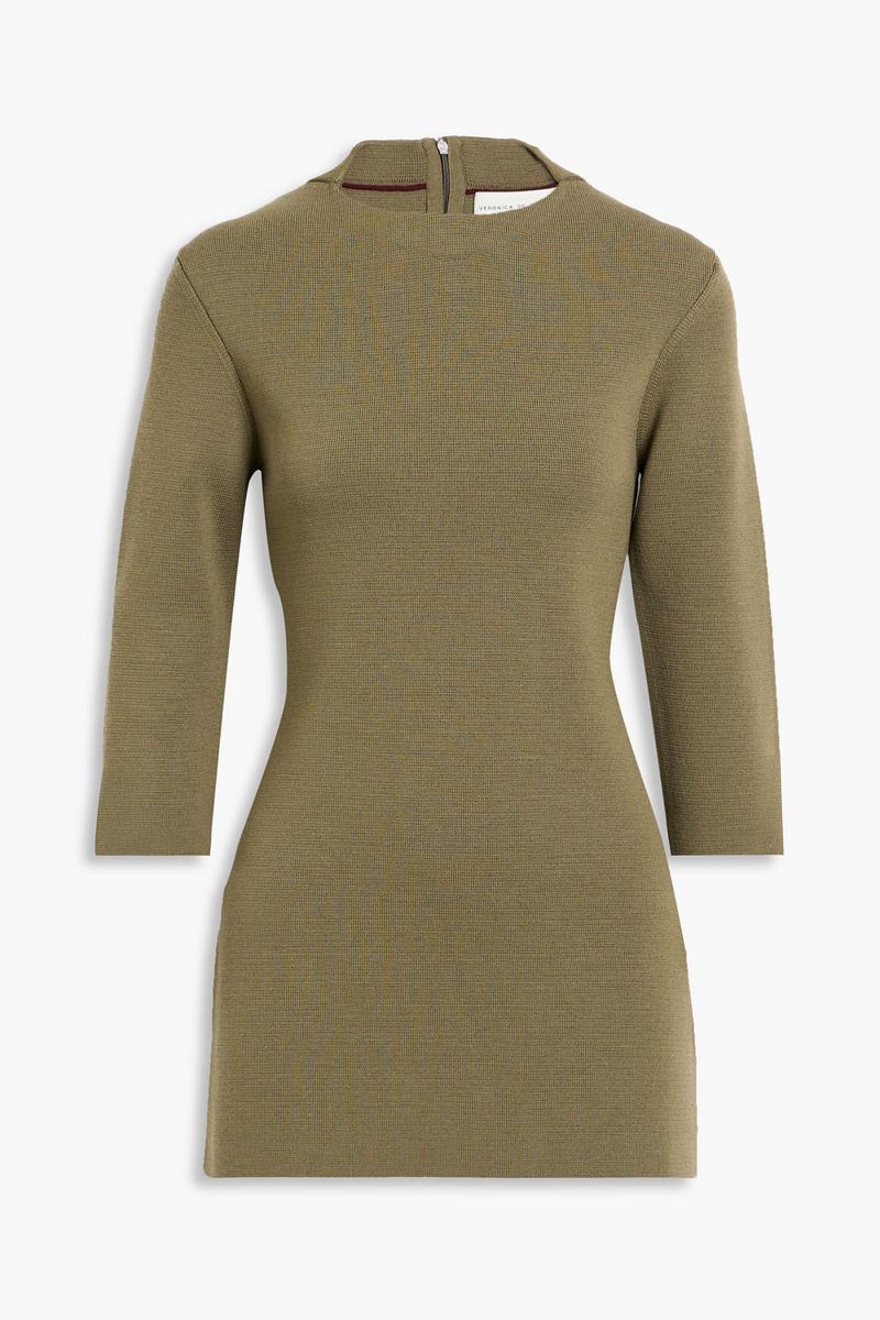 veronica de piante - zoe wool top - green - xs
