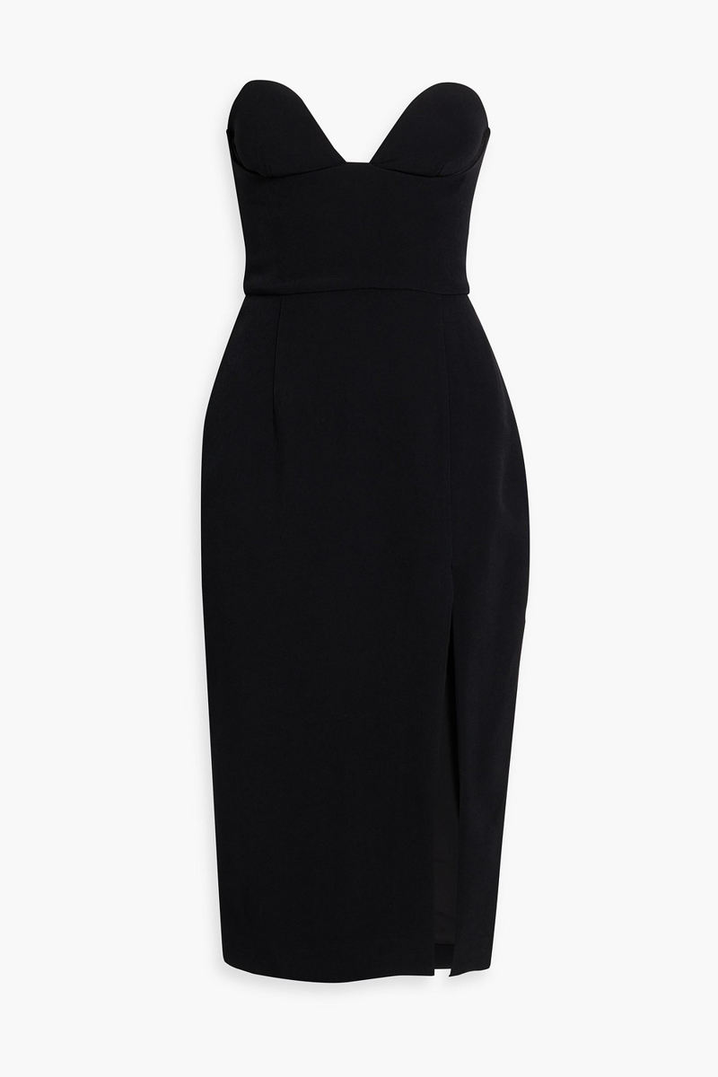 Et Ochs - Strapless crepe dress - Black - US 6