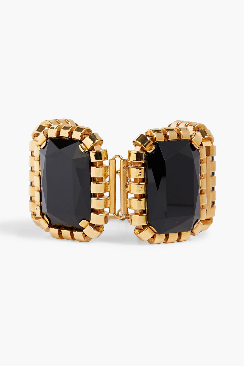 Etro - Gold-tone crystal bracelet - Multicolor - OneSize