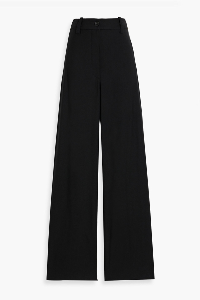 proenza schouler - otis twill straight-leg pants - black - us 2