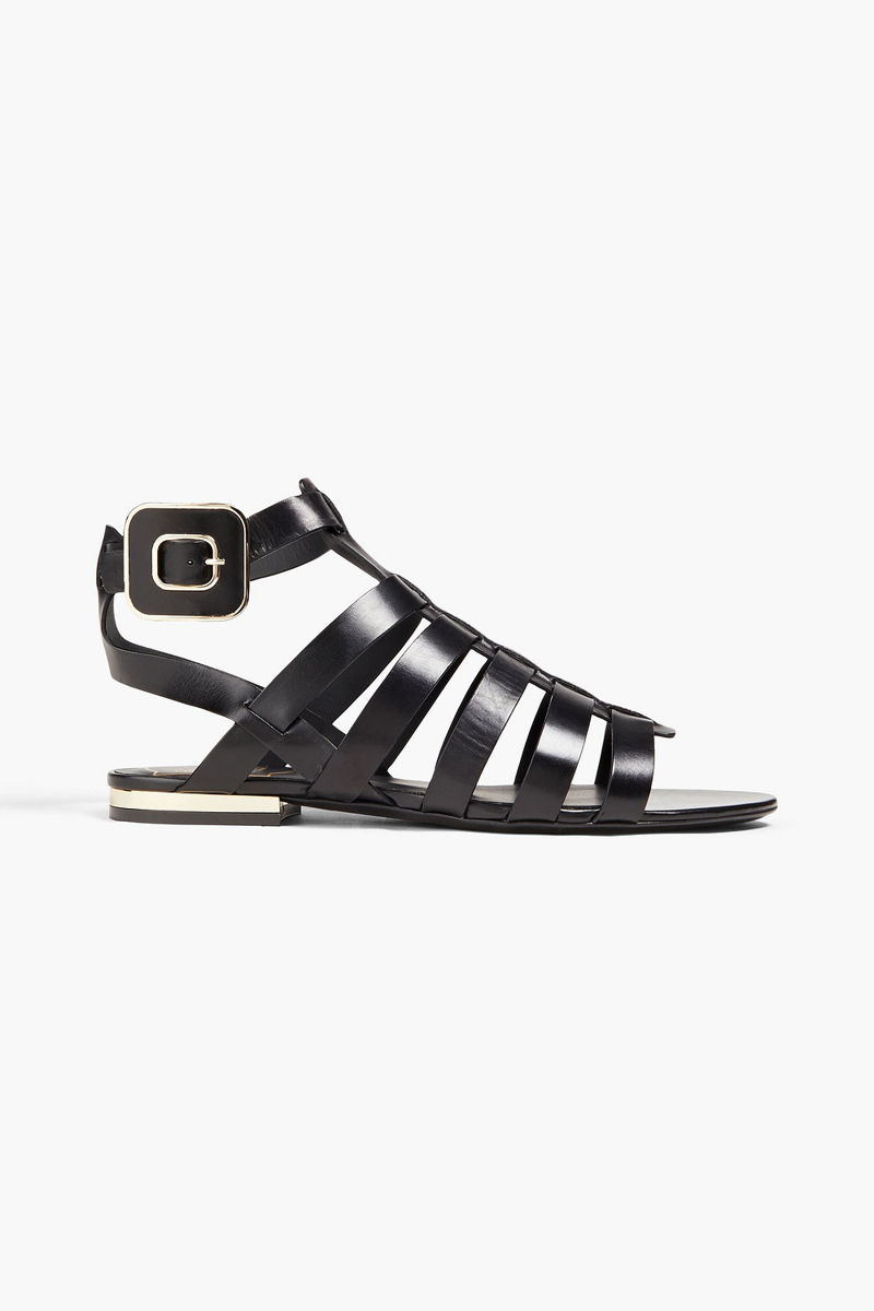 Roger Vivier - Leather sandals - Black - EU 37.5