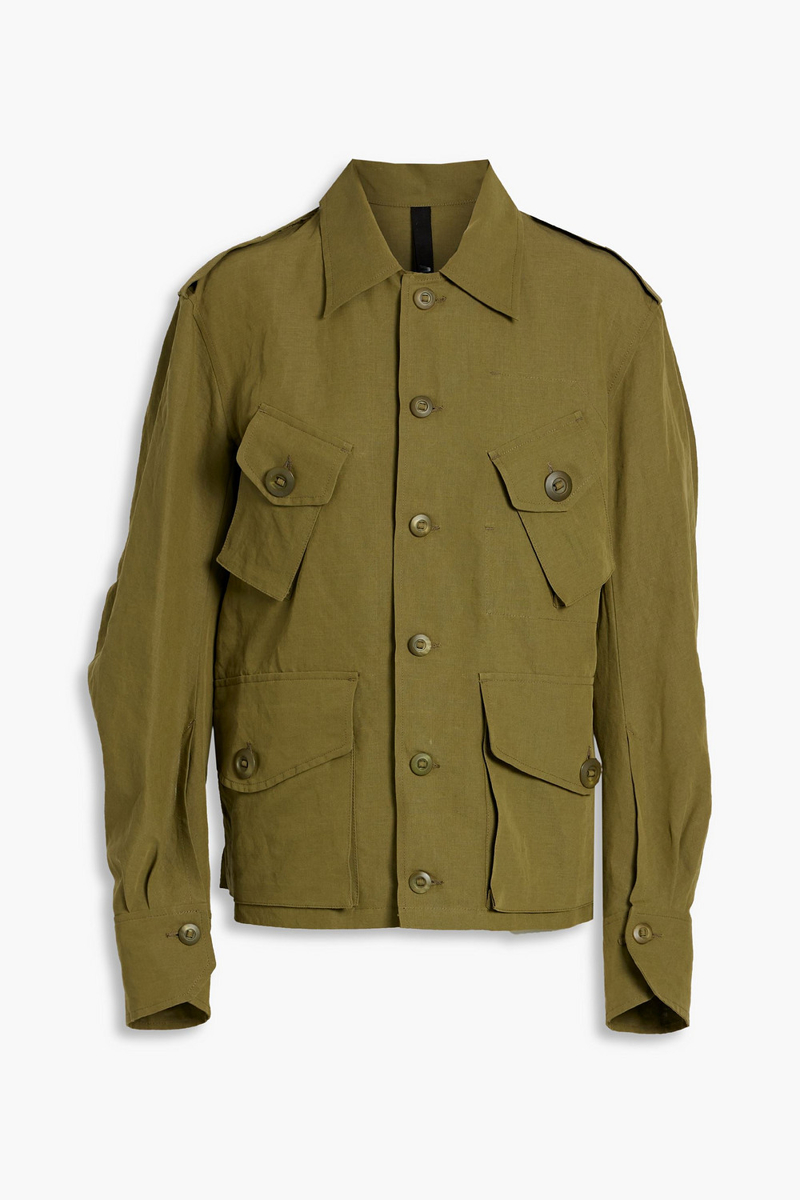Petar Petrov - Mue linen and cotton-blend jacket - Green - FR 36