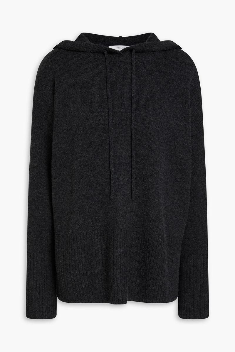 frame - cashmere hoodie - gray - s