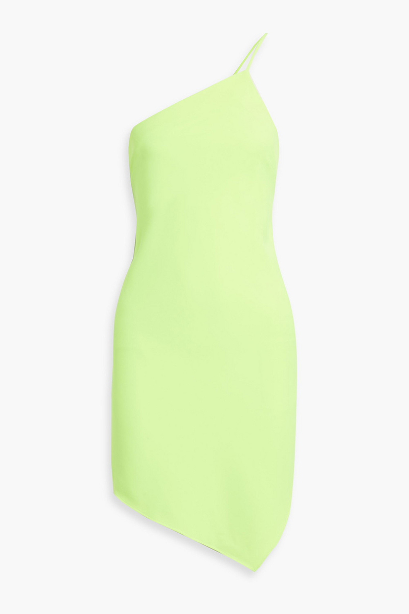Et Ochs - Mia one-shoulder crepe mini dress - Green - US 2