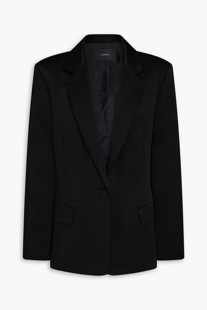 joseph - joaquim satin-crepe blazer - black - fr 34
