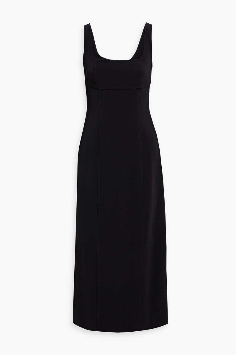 another tomorrow - tie-back cady midi dress - black - it 36